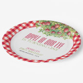 Herfst appel van onze eerste verjaardag papieren bordje (Gekanteld)