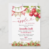 Herfst Appel van onze ogen baby shower Kaart (Voorkant)