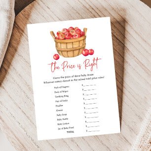 Herfst Appelmand Baby Shower Prijs is Juist Spel