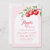 Herfst appeloogst boho coed roze Schattige meisjes Kaart (Voorkant)