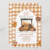 Herfst Appelpompoen lokaal geteeld Baby shower Kaart (Voorkant / Achterkant)