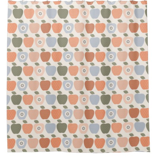 Herfst appels douchegordijn (Voorkant)