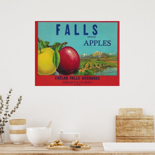 herfst appels poster (Keuken)