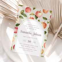 Herfst Apple Baby shower Uitnodiging