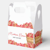 Herfst Apple Basket Baby shower Bedankdoosjes (Geopend)