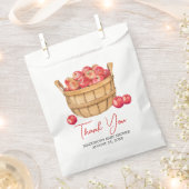 Herfst Apple Basket Baby shower Bedankzakje (Geknipt)