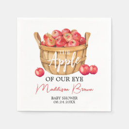 Herfst Apple Basket Baby shower Servet