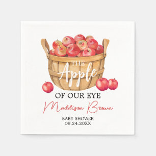 Herfst Apple Basket Baby shower Servet