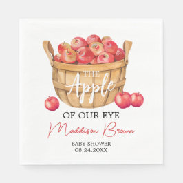 Herfst Apple Basket Baby shower Servet