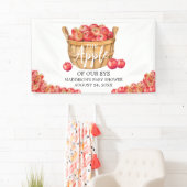 Herfst Apple Basket Baby shower Spandoek (Insitu)