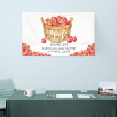 Herfst Apple Basket Baby shower Spandoek (Beurs)