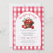 Herfst Apple Harvest Boho rustiek Paar Baby shower Kaart (Voorkant)