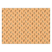 Herfst Apple Pumpkin en Pecan Pie Pattern Tafelkleed (Voorkant (Horizontaal))