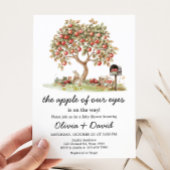 Herfst Apple van onze ogen Baby shower Kaart