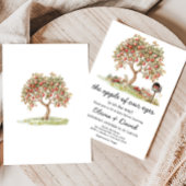 Herfst Apple van onze ogen Baby shower Kaart