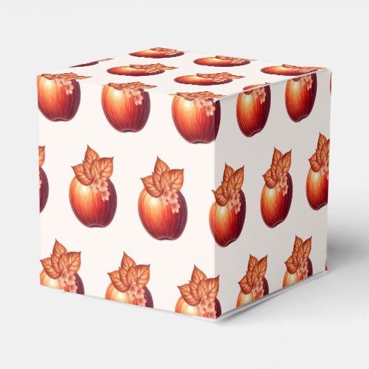 Herfst Apple Vrijgezellenfeest Bedankdoosjes (Achterkant)