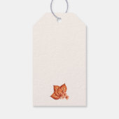 Herfst Apple Vrijgezellenfeest Bedankt Cadeaulabel (Achterkant)