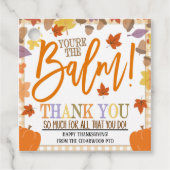 Herfst Appreciation Gift Label (Voorkant)