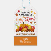 Herfst Appreciation Gift Labels Cadeaulabel (Voorkant)