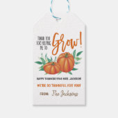 Herfst Appreciation Gift Labels Cadeaulabel (Voorkant)