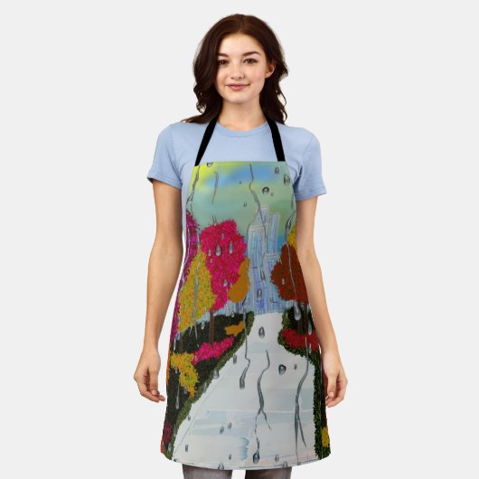 Herfst Apron Schort (Gedragen)