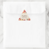 Herfst Aquarel Bloemen Bruidsfeest Sticker (Tas)