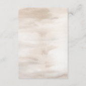 Herfst Aquarel Boho Bloemige Trouwinformatie Informatiekaartje (Achterkant)