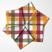 Herfst Aquarel Plaid Patroon Stof