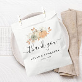 Herfst Aquarel Pompoenen & Bloemen Bedankzakje