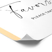 Herfst Arch - bruidsgunsten neem er alsjeblieft ee Poster (Hoek)