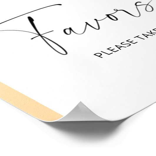 Herfst Arch - bruidsgunsten neem er alsjeblieft ee Poster (Hoek)