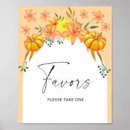 Herfst Arch - bruidsgunsten neem er alsjeblieft ee Poster