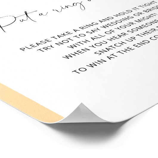 Herfst Arch - zet een ring op het spel Poster (Hoek)