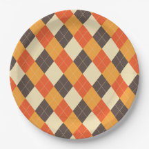Herfst Argyle Papier Bord