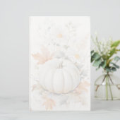 Herfst Arrangement Shabby Chic Design Briefpapier (Staand voorkant)