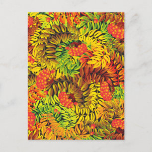 Herfst Ashberry bladeren Briefkaart