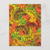 Herfst Ashberry bladeren Briefkaart (Voorkant)