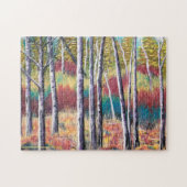 Herfst Aspen Abstract Puzzle Legpuzzel (Horizontaal)