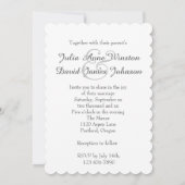 Herfst Aspen Trees Aangepaste huwelijksuitnodiging Kaart (Achterkant)