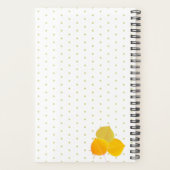 Herfst Aspens Bladeren & Monogram Polka Dot Patroo Planner (Achterkant)