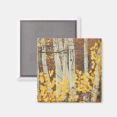 Herfst Aspens Magneet (Voorkant / Achterkant)