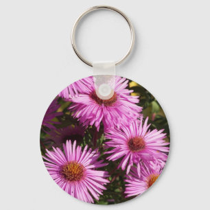 Herfst Aster Sleutelhanger