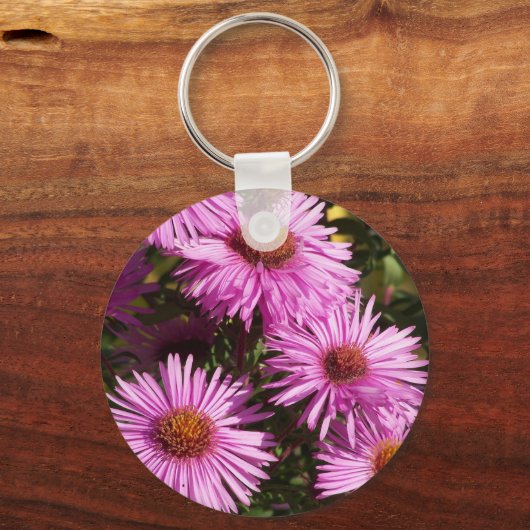 Herfst Aster Sleutelhanger (Voorkant)