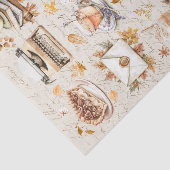 Herfst Autumn Antiek esthetische ontkoppeling Tissuepapier (Detail)