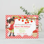 Herfst Autumn Apple die Afrikaans-Amerikaans schop Kaart (Staand voorkant)