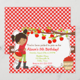 Herfst Autumn Apple die Afrikaans-Amerikaans schop Kaart