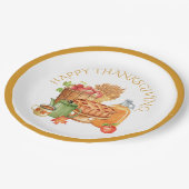 Herfst Autumn Apples, Cider, Apple Pie, Coffee Papieren Bordje (Gekanteld)