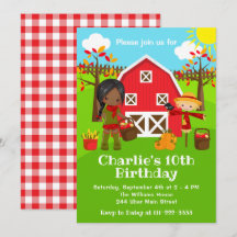 Herfst Autumn Barnyard Verjaardag Donker Huid Meis