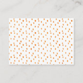 Herfst Autumn Book Request Baby shower Insert Card Informatiekaartje (Achterkant)