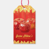 Herfst Autumn Candided Apple Party Cadeaulabel (Voorkant)